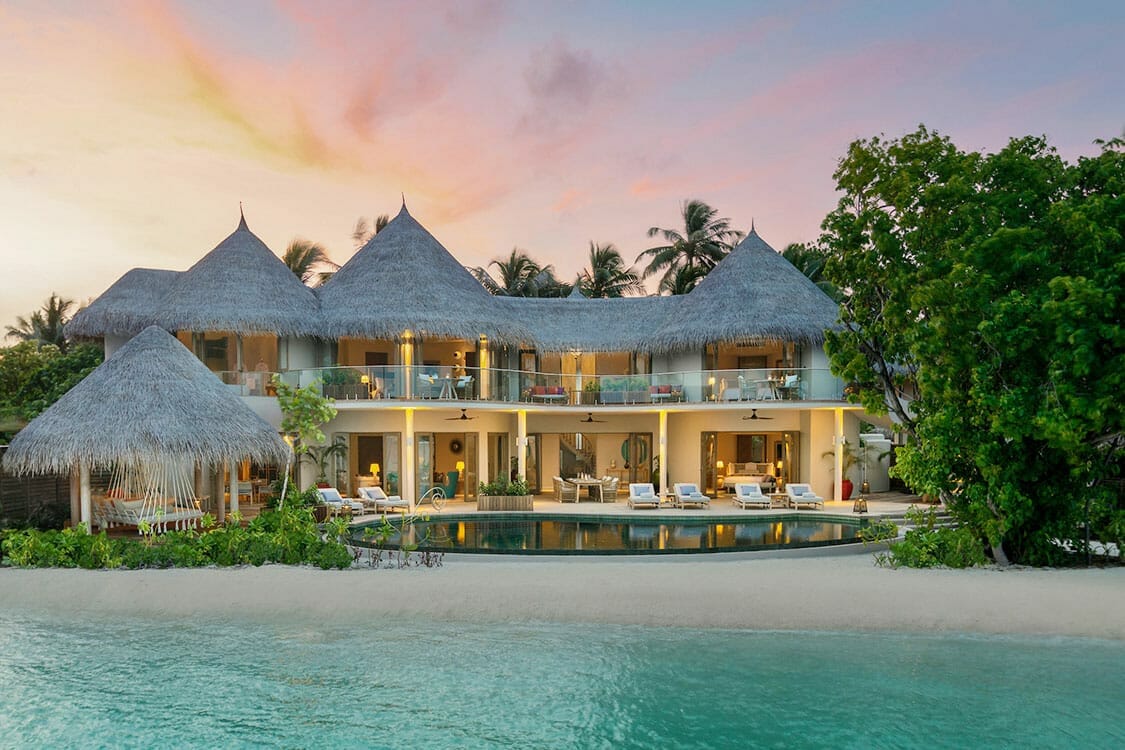 Exterior of the Mansion at The Nautilus Maldives
