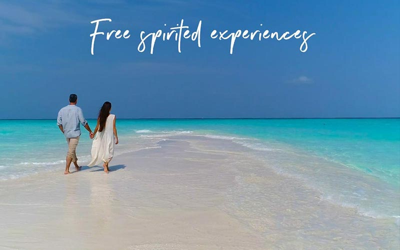 Couple Exploring the Beach at The Nautilus Maldives 