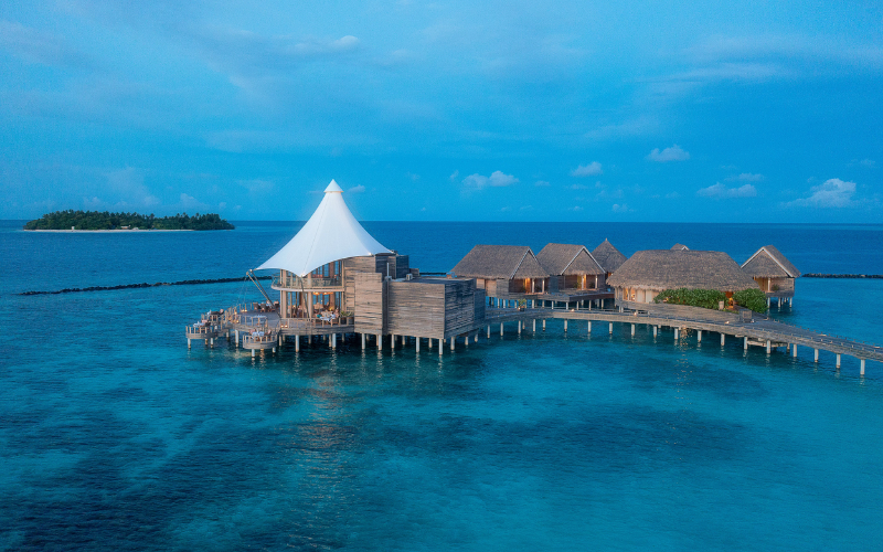 Exterior view of Zeytoun Lounge and Solasta Spa with stunning views