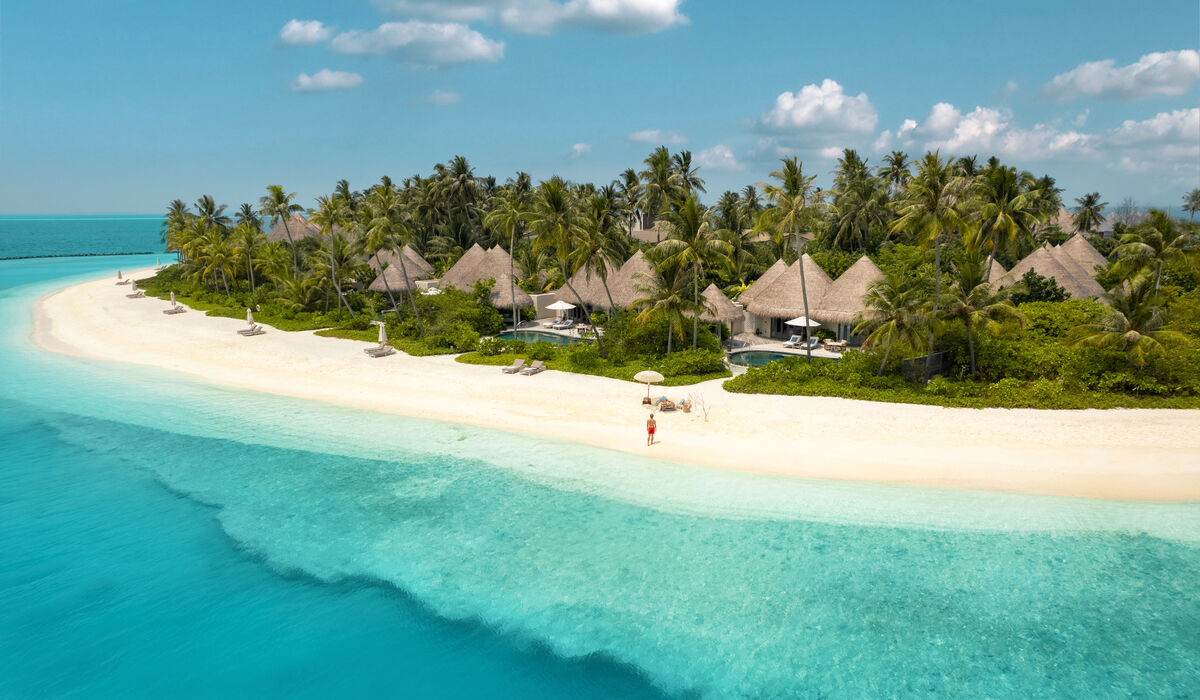 Aerial of The Nautilus Maldives
