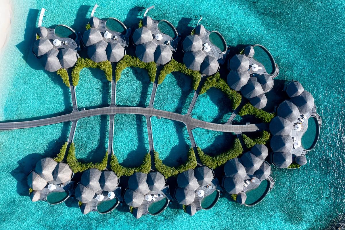 The Nautilus ocean houses and residences aerial view